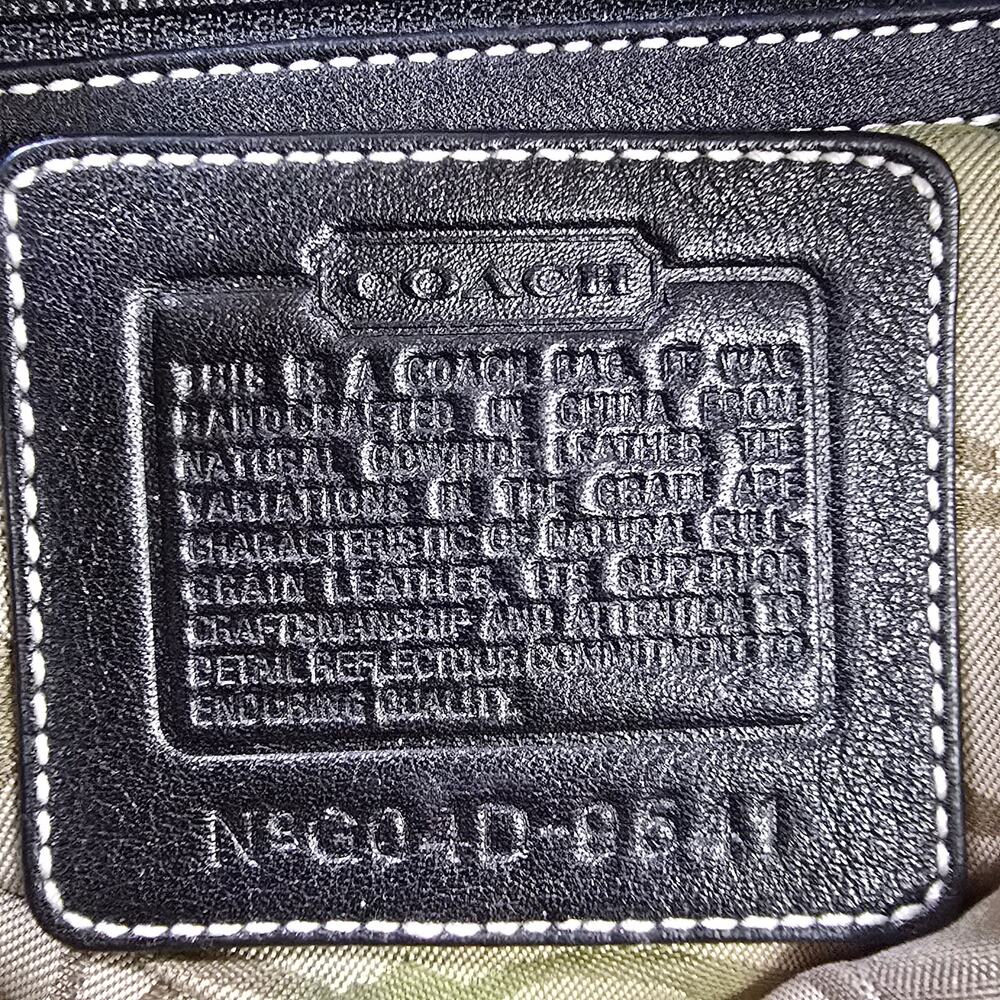 Coach 9541 Soho Small Hobo Bag Black Leather Y2K Shoulder Purse - Picture 3 of 7
